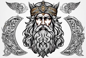 mitologia grecka zeus i pioruny tattoo idea