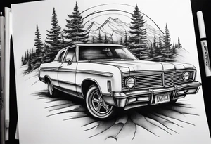 Roadtrip tattoo idea