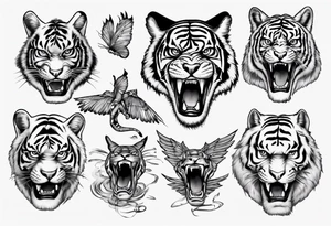 Flying tiger tattoo idea