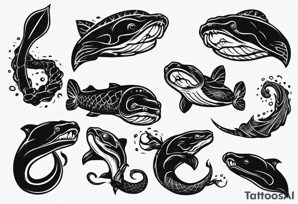 Electric eel tattoo idea