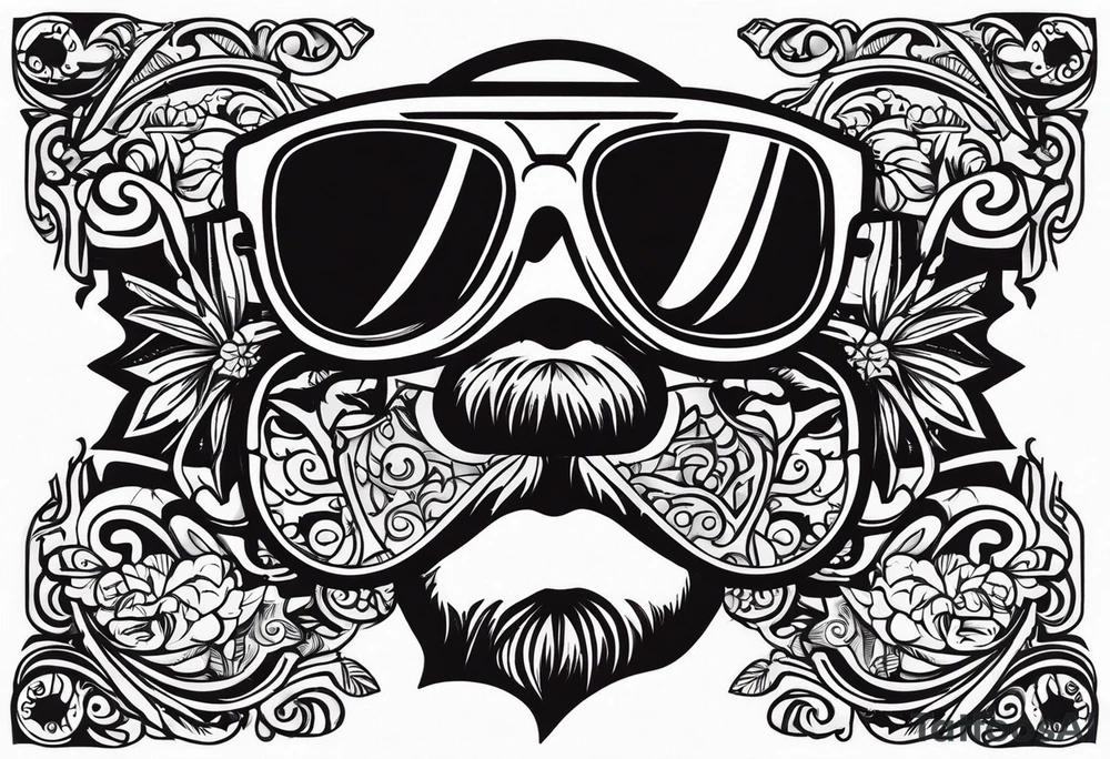 sunglasses Officer tattoo idea