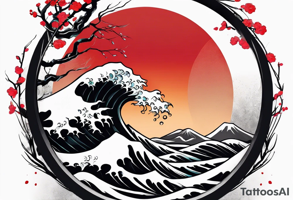 Enso with "integrity" tattoo idea