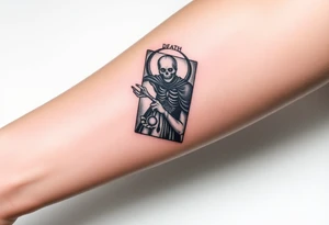 Death tarot card tattoo idea