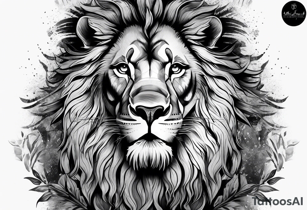 Lion of judah tattoo idea