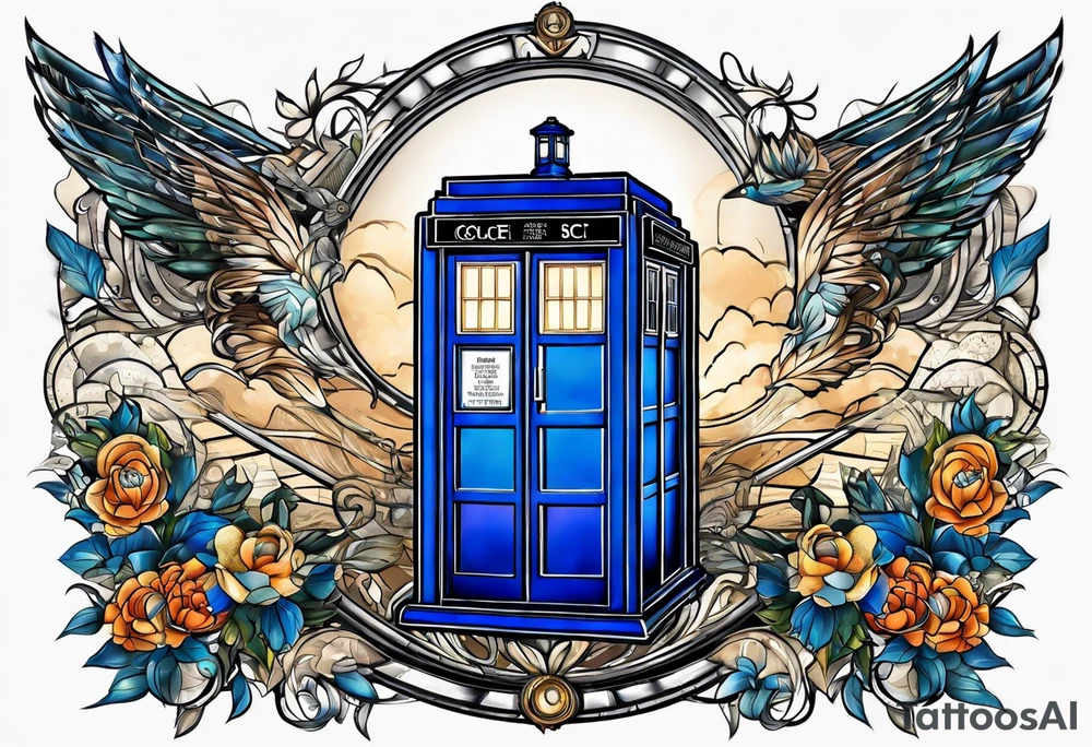 Tardis. tattoo idea