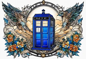 Tardis. tattoo idea
