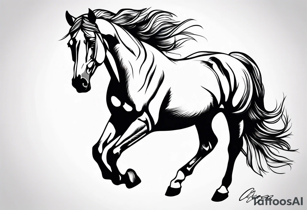 horse tattoo idea
