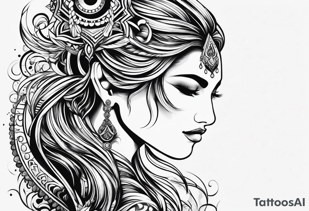 Gemini tribalism tattoo idea