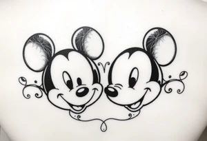 Mickeymouse heads Matthew 6lbs 7oz.    19 1/2in 07-29-2012 tattoo idea