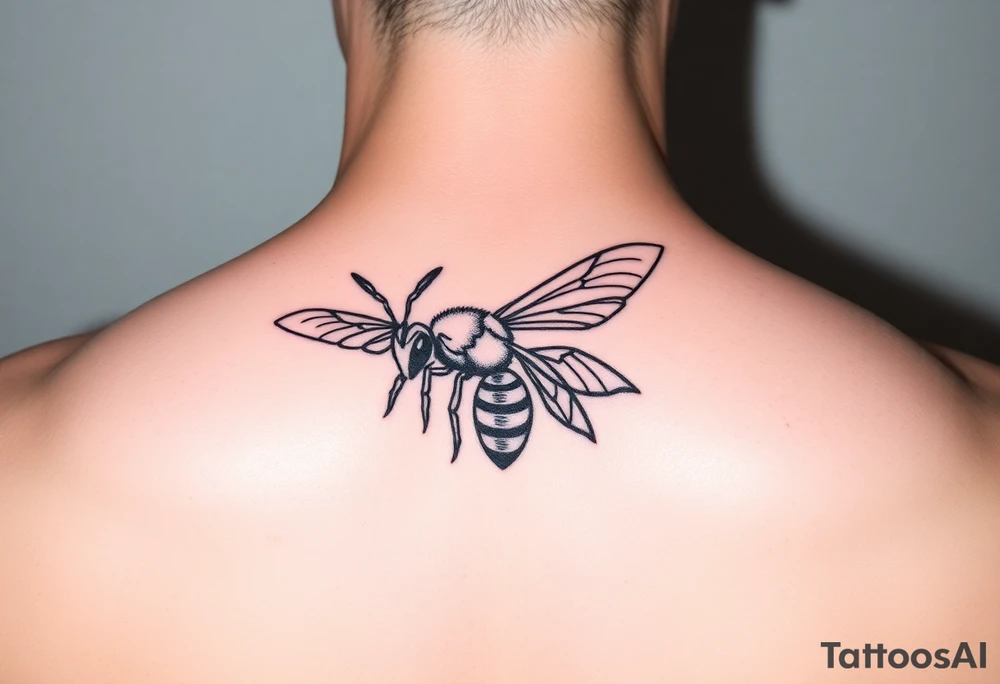 Fierce Hornet flying tattoo idea