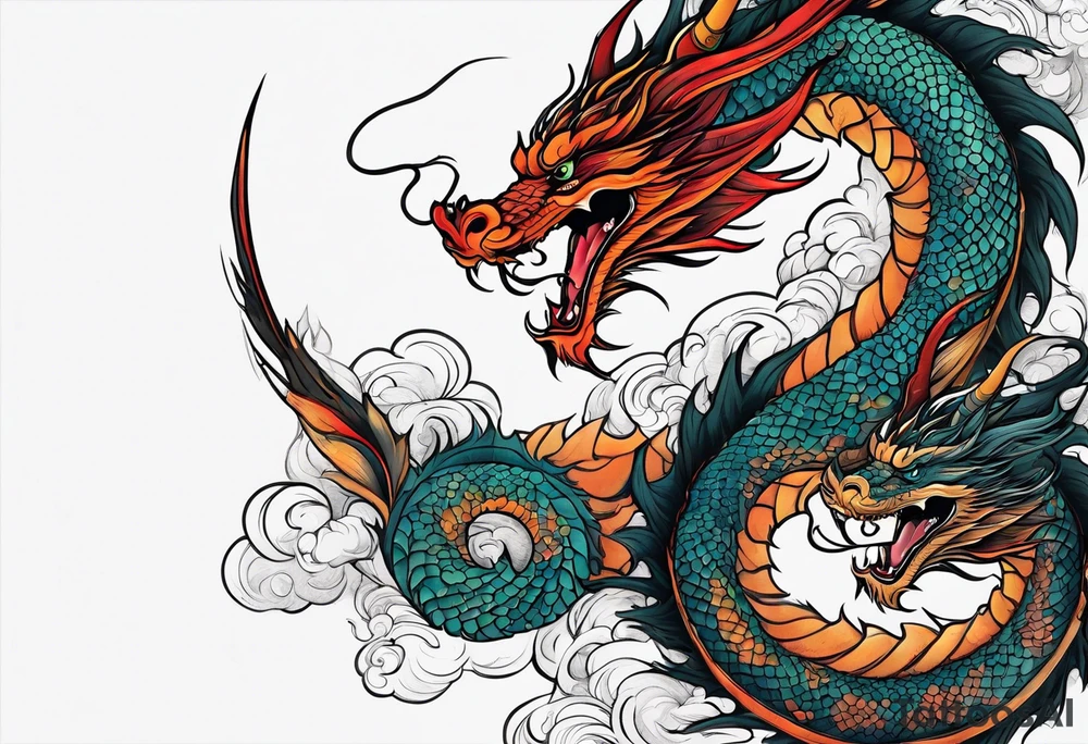 Dragon tattoo idea