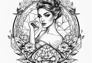 ballerina music box tattoo idea