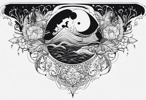 Underwater tattoo idea