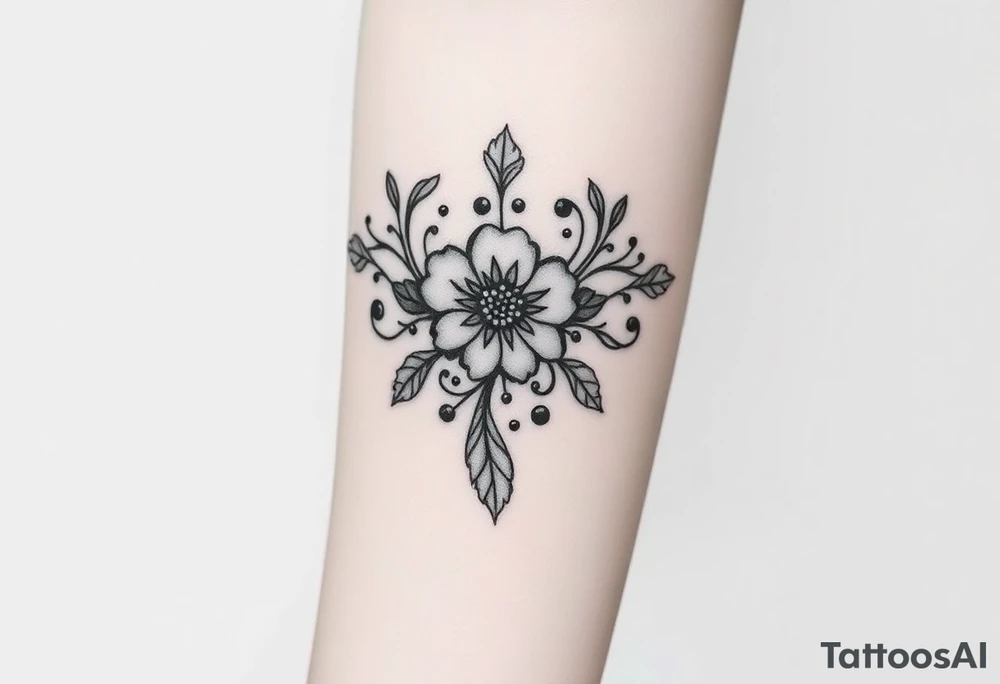 Large tooled leather tattoo idea