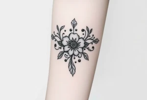 Large tooled leather tattoo idea