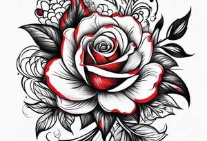 black and red. arm. family.
unique tattoo idea