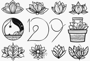 Dates 21.05.72 and 08.10.67 tattoo idea