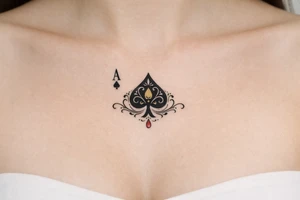 Ace of spades tattoo tattoo idea