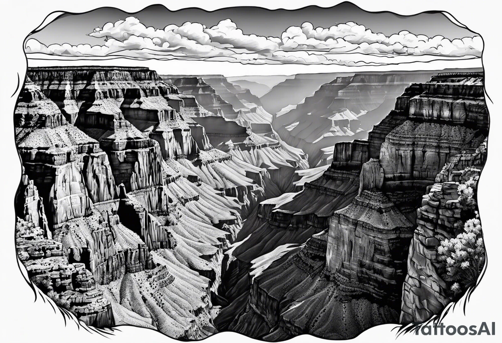 Grand Canyon tattoo idea