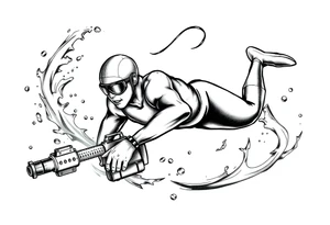 Combat swimmer tattoo idea