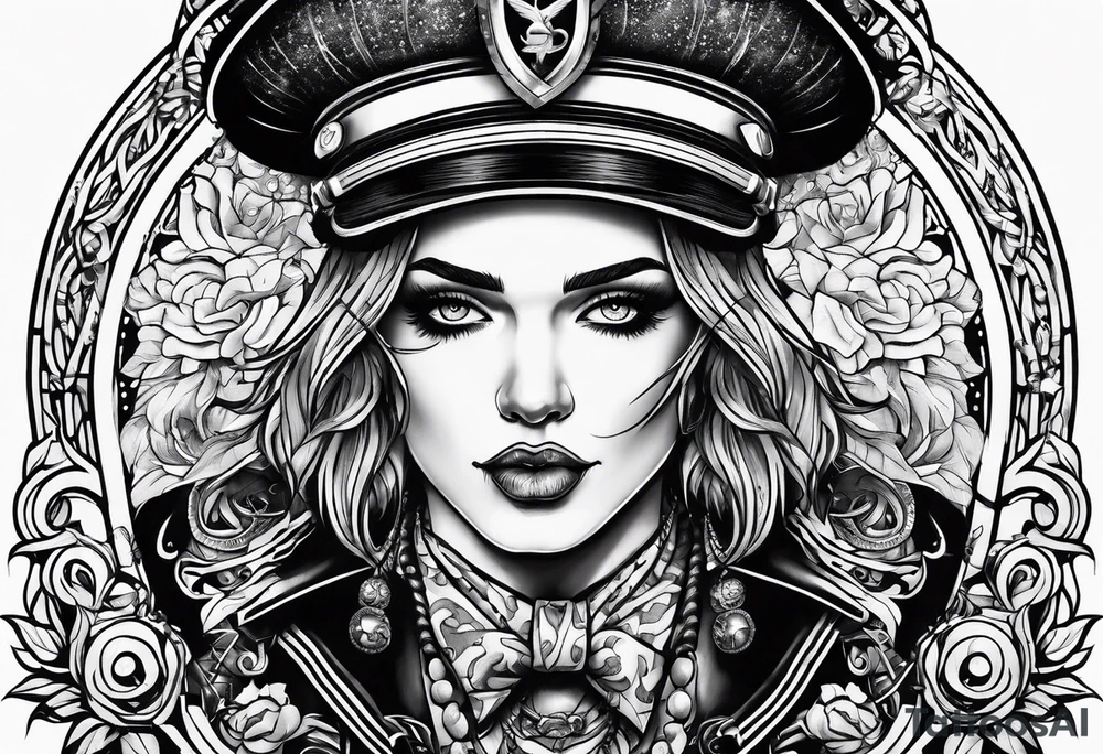 punk rocker tattoo idea