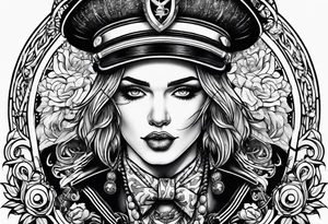 punk rocker tattoo idea