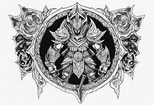 Warrior of Darkness tattoo idea