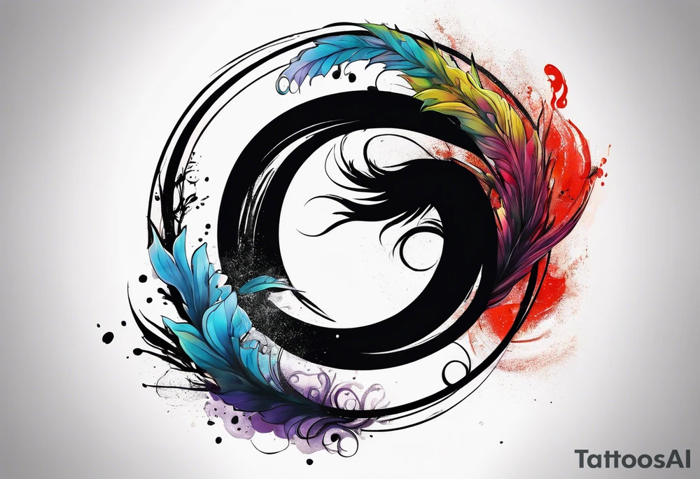 Enso with "integrity" tattoo idea