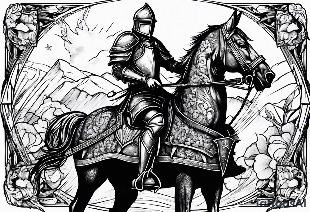 Knight tattoo idea