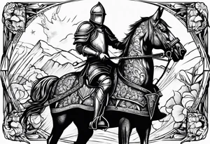 Knight tattoo idea