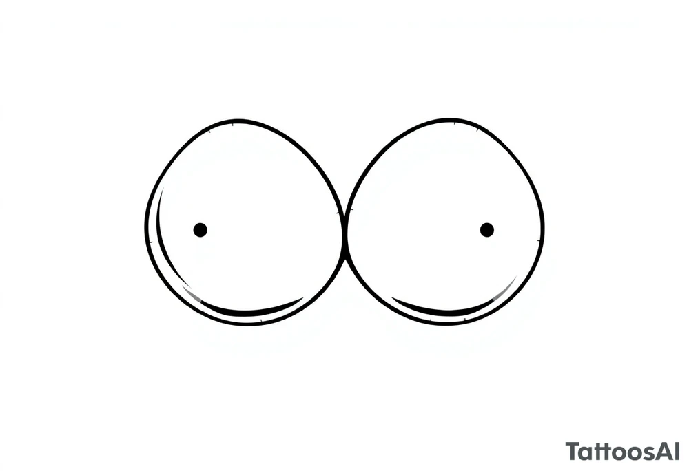 Breasts tattoo idea