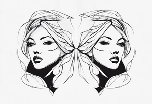 pair tattoo tattoo idea