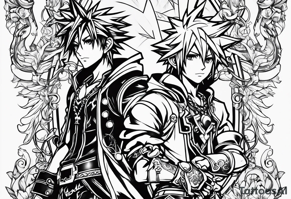 Kingdom hearts tattoo idea