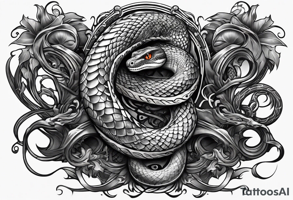 serpent tattoo idea