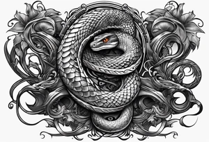serpent tattoo idea