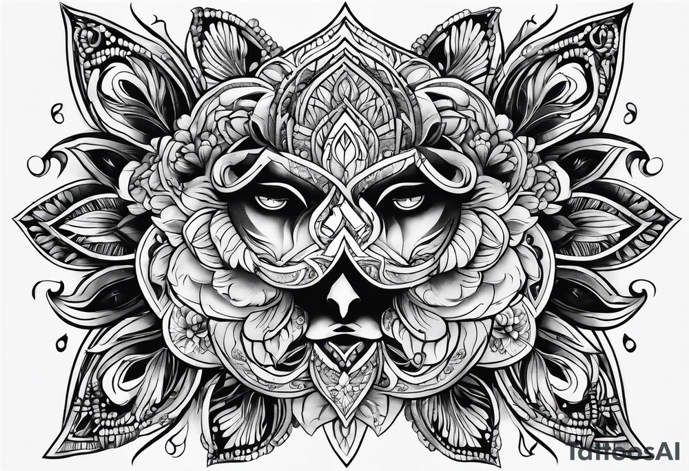 Inner deep meaningful designs tattoo idea