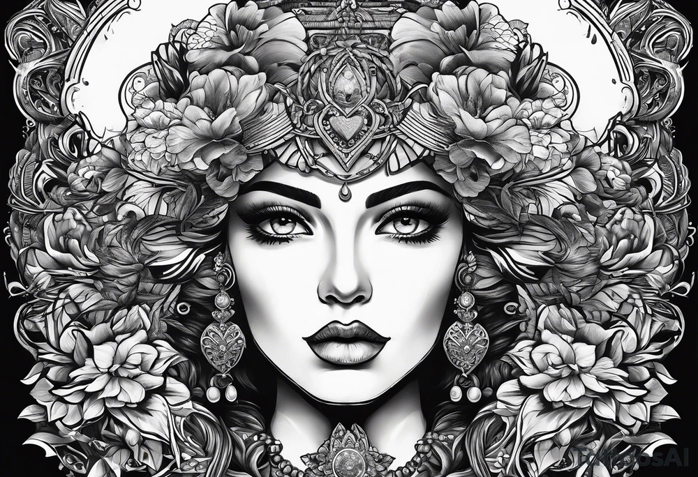 A symbol that emphasizes intelligence, strength and determination. tattoo idea