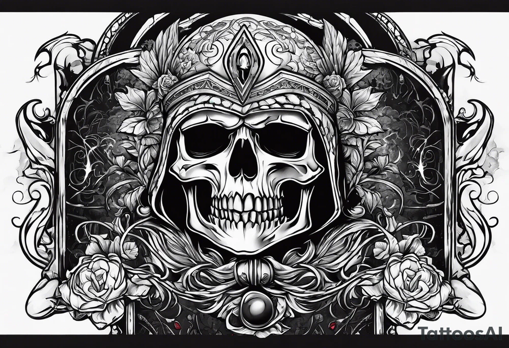 necromancer logo tattoo idea