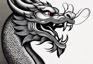 Traditional Chinese Dragon tattoo idea