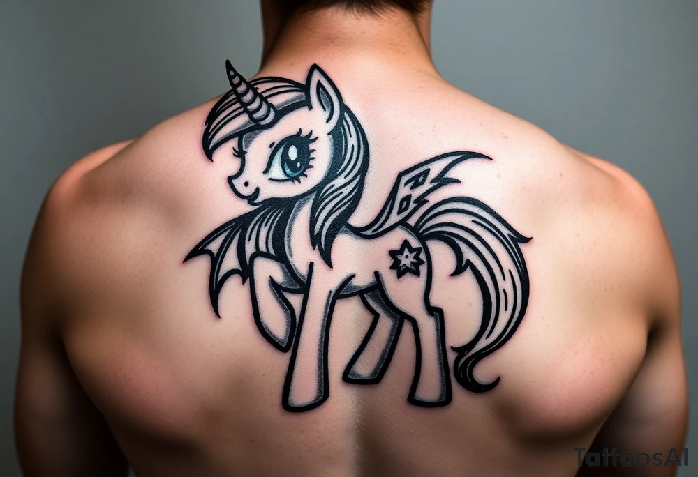 Demonic my little pony tattoo idea