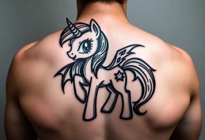 Demonic my little pony tattoo idea