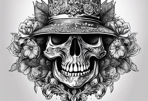 Arma na cabeça, quando atira, a cabeça ecplode em borboletas tattoo idea
