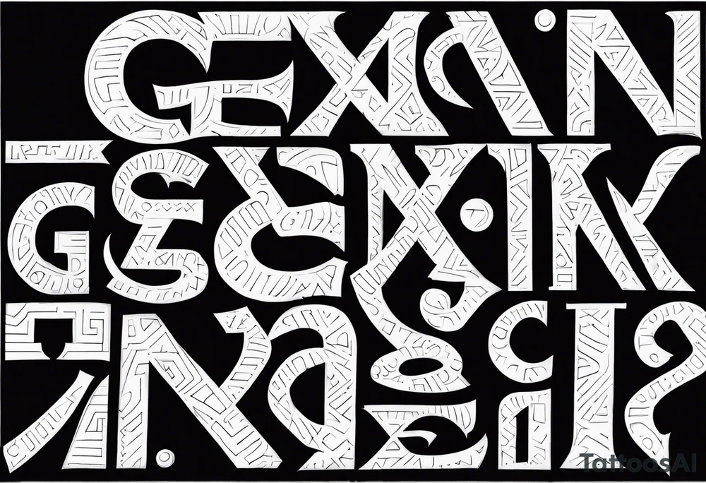 GenX OG tattoo idea
