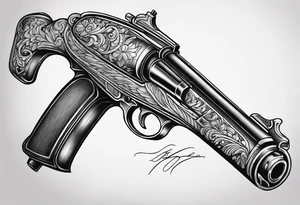 shotgun tattoo idea