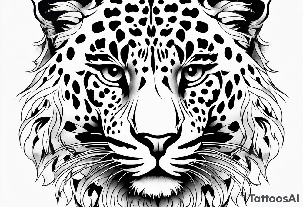 leopard tattoo idea