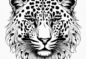leopard tattoo idea