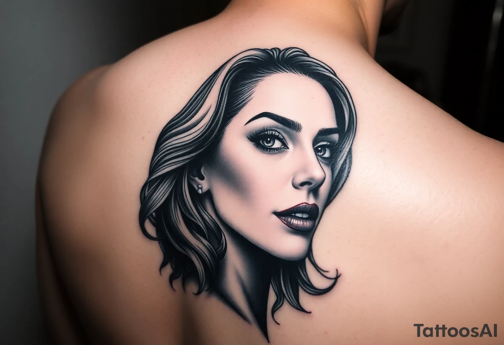 Salma Hayek tattoo idea