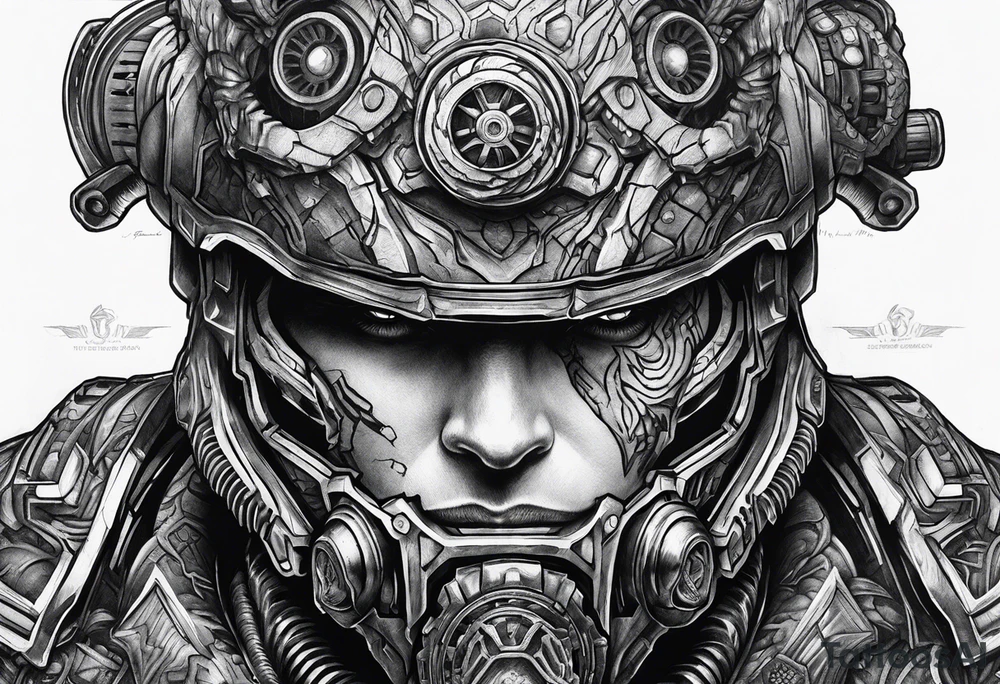 Gears of War locust tattoo idea