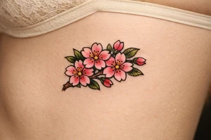 Cherry blossoms tattoo idea
