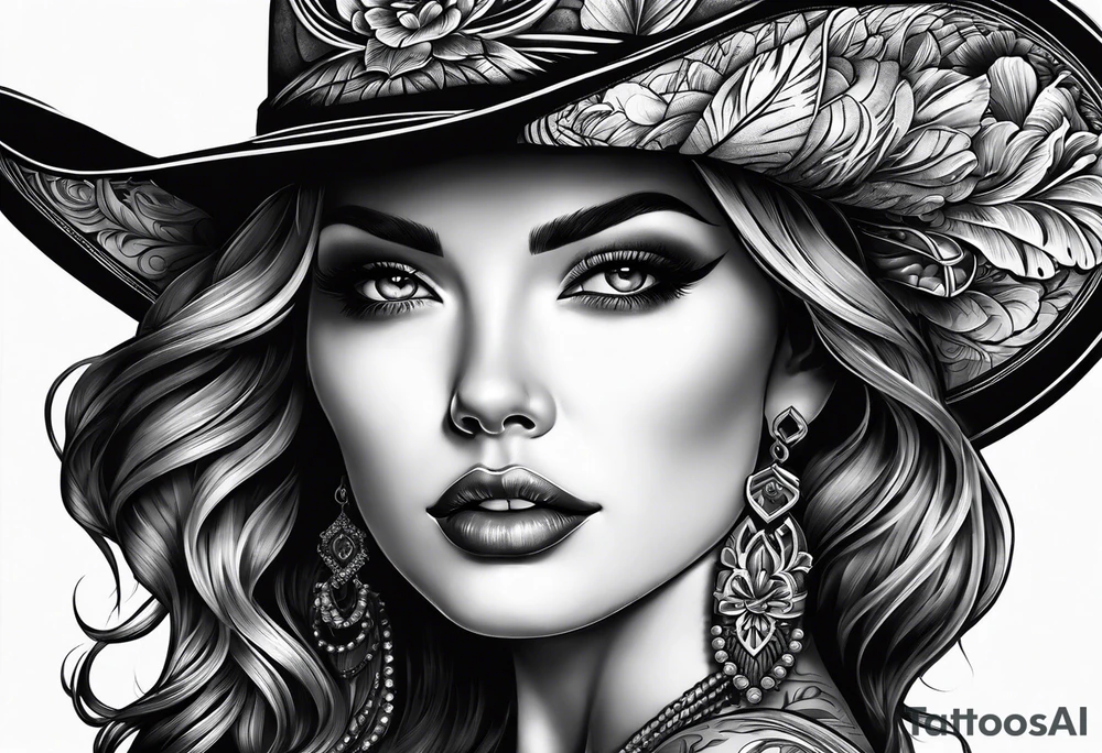 western tattoo idea